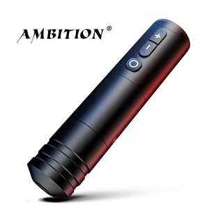 Ambition ปากกาสัก แบตเตอรี่ลิเธียม 2400 mAh ไร้สาย แบบพกพา สําหรับศิลปิน