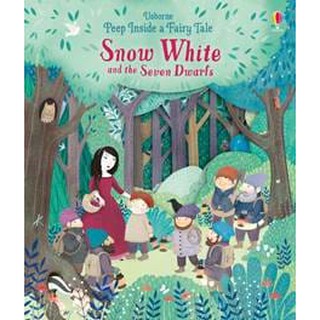 DKTODAY หนังสือ USBORNE PEEP INSIDE A FAIRY TALE: SNOW WHITE &amp; THE SEVEN DWARFS  Age 3+