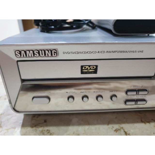 [ลด 80บ. โค้ด ENTH119]SAMSUNG DVD-V90K เครื่องเล่นดีวีดี+วีดีโอเทป VHS 2in1 เครื่องเล่นดีวีดีและวีดีโอเทปซัมซุง VDO