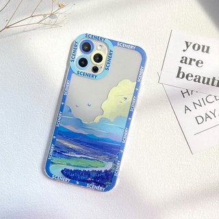 ⚡️ส่งจากไทย⚡️วิวเมืองลวดลาย สำหรับรุ่น เคสไอโฟน11 เคสไอโฟน สำหรับรุ่น เคสไอโฟน13 promax เคส เคสไอโฟน 12 เคสไอโฟน 13#495