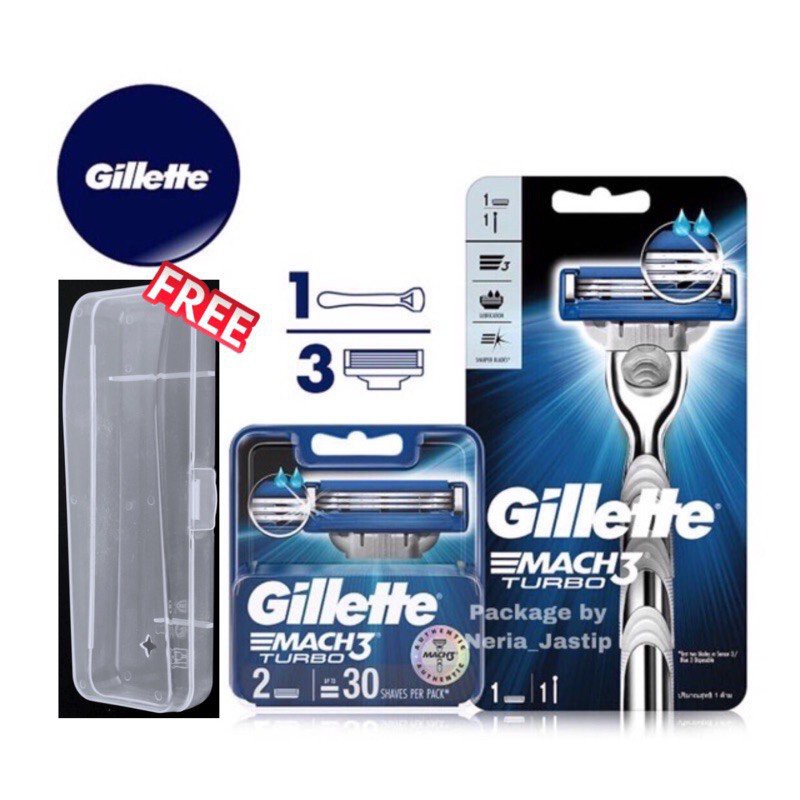 Gillette Gillete Gilette Gilete Mach 3 Turbo original Shave Shaving
