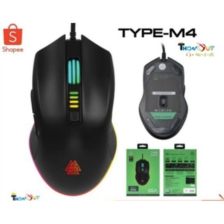 EGA TYPE-M4 GAMING MOUSE เม้าส์เกมมิ่ง มาโคร LED Spectum