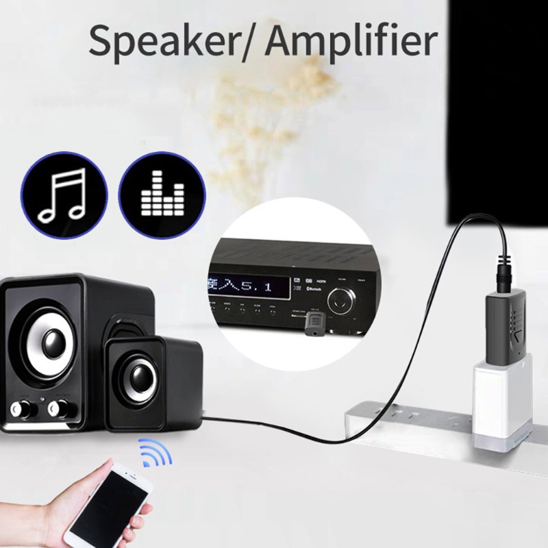 Btsg 4 In 1 อะแดปเตอร์รับส่งสัญญาณไร้สาย Pc Usb Micro บลูทูธ 5.0 Aux
#8