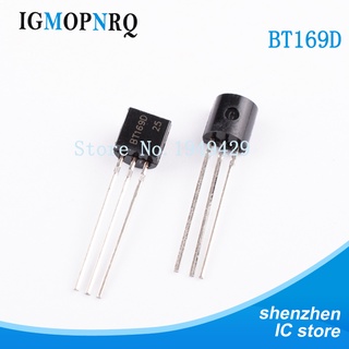 ไตรแอกไทริสเตอร์ BT169D BT169 TO-92 SCR 400V 9A 3-Pin SPT 50 ชิ้น/ล็อต