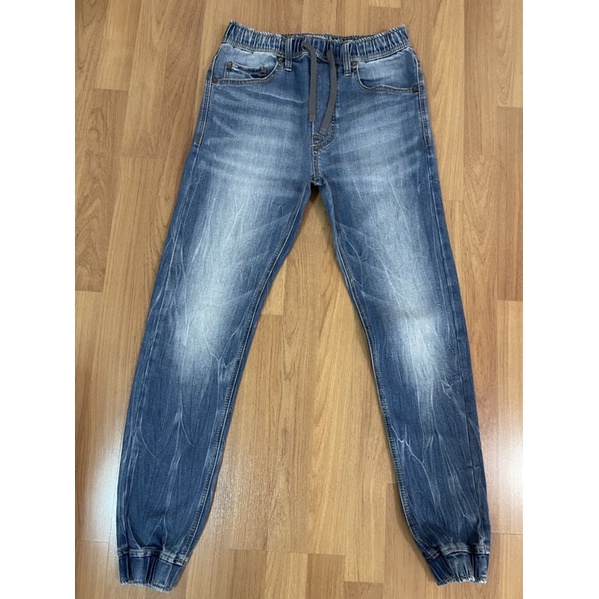 กางเกงยีนส์ขาจั้ม  Amarican Eagle ของแท้ มือสอง สภาพดี ไซส์ XS เอวจริงยืดได้ 28-30นิ้ว