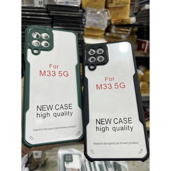 เคส Samsung M33 5G, M53 5G ด้านหลังพลาสติกใสแบบยืดหยุ่น