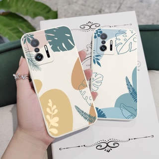 เคสโทรศัพท์มือถือ ลายใบไม้ ใส่สบาย แฟชั่น สําหรับ Xiaomi Mi 12T 11T 10T Pro Lite Mi 9T Pro