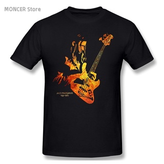 ขายดี gildan เสื้อท็อป ผ้าฝ้าย 100% ลาย Jaco Pastorius In Memoriam Guitars Music Bass Puress ของขวัญฮาโลวีน