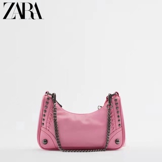 พร้อมส่ง‼️Zara แท้💯%ROCKER CROSSBODY BAG กระเป๋าสะพายสำหรับผู้หญิง