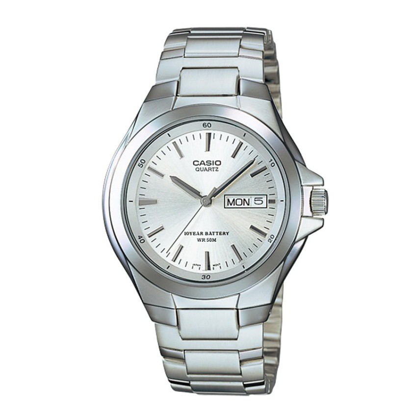 Casio Standard นาฬิกาข้อมือผู้ชาย สีเงิน สายสแตนเลส รุ่น
MTP-1228D-7AVDF