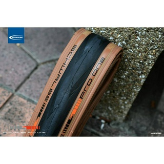 ยางนอก SCHWALBE PRO ONE TUBELESS CLASSIC 700x25 ขอบแก้ว