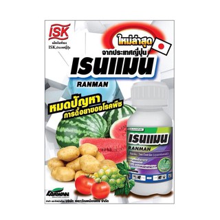 เรนแมน ไซยาโนามิด(Cyanofamid) สารป้องกันกำจัดเชื้อรากลุ่มใหม่ ราน้ำค้าง ไฟทอปเทอร่า 100ซีซี 250ซีซี