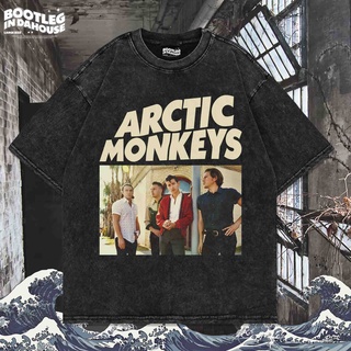 เสื้อยืดผ้าฝ้าย เสื้อยืด ลาย Arctic MONKEYS OVERSIZE WASHING VINTAGE | เสื้อยืด โอเวอร์ไซส์ | เสื้อยืด ขนาดใหญ่ | เสื้อย