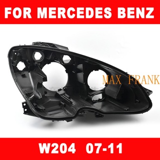 ฝาครอบเลนส์ไฟหน้ารถยนต์ แบบพลาสติก สําหรับ Benz W204 07-11 C180 C200 C260 C300