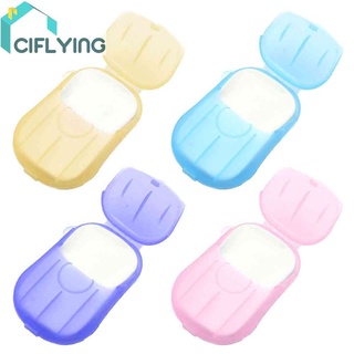 Cifly กระดาษสบู่หอม แบบพกพา ใช้แล้วทิ้ง 20 ชิ้น/กล่อง