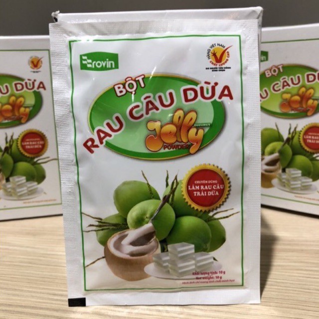 ผงวุ้นเวียดนาม สำหรับทำวุ้นมะพร้าว Coconut Jelly Powder