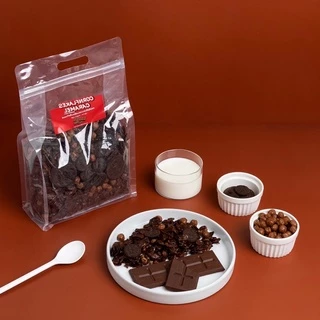 Chocolate Cornflakes - คอนเฟลกคาราเมลเคลือบช็อกโกแลตเข้มข้น ถุงใหญ่ 500 กรัม รับประกันความอร่อย ‼️