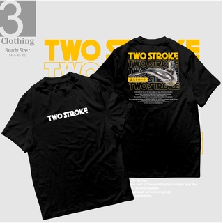 Two STORKE เสื้อยืดลําลอง แขนสั้น พิมพ์ลาย TWO Stro KNALPOT คุณภาพดีSize S-5XL
