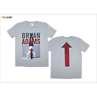 เสื้อยืดโอเวอร์ไซส์เสื้อยืด ลายวง Bryan Adams ของแท้ (ขาตั้ง)S-4XL