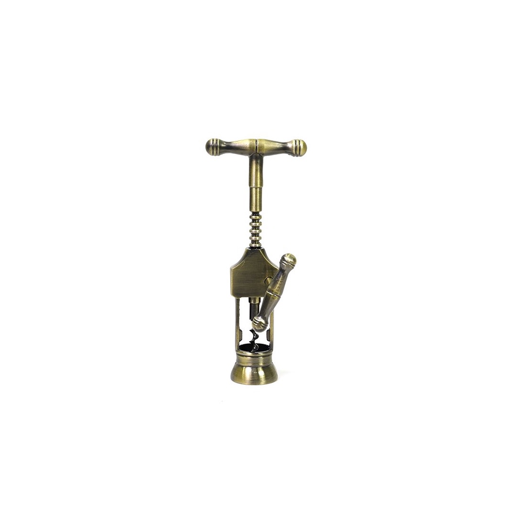 [สินค้า Clearance] Wine bottle opener ที่เปิดขวดไวน์ สีทองเหลือง ขนาด 18x7.5x5.5ซม.S190047