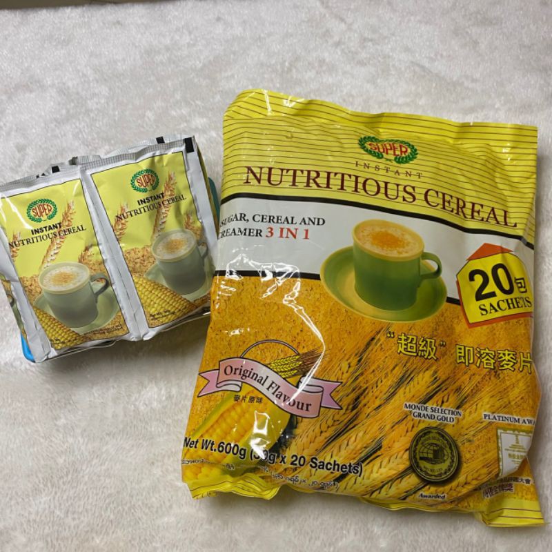 🌽 ซุปเปอร์ซีเรียล 3in1 super cereal ธัญญาหารปรุงสำเร็จ ผสมข้าวโพด🌽