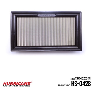 HURRICANE กรองอากาศสแตนเลสสตีล เฮอร์ริเคน รุ่น HS-0428 Nissan Almera 1.0L 19-20