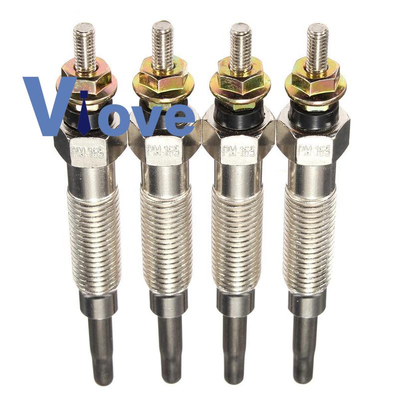 4 ชิ้นเครื่องทําความร้อนปลั๊กเรืองแสงสําหรับ Mitsubishi Sho Pajero 2.8 4M40T 4M40