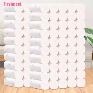 First Meeting~Toilet Paper Bulk Roll Bath Towel Bathroom White Soft 5 Layer