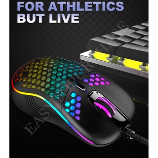 🔥HOT⚡️ เมาส์เกมมิ่ง เม้าส์แบบมีสาย RGB Gaming Mouse