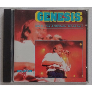 ซีดีเพลง GENESIS Live USA &amp; Germany 1987/88 - Part 1 (Live/Concert) *RARE* CD Music