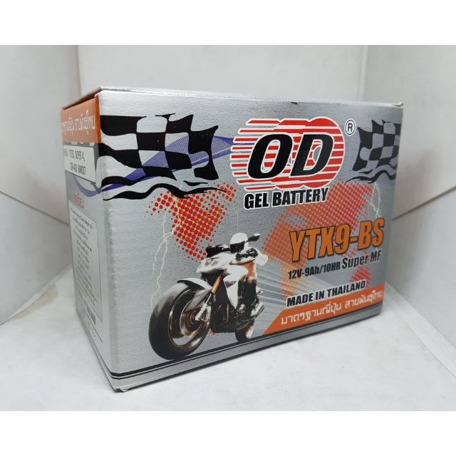 แบตเตอรี่ OD CBR-400 12V 9AH YTX9-BS