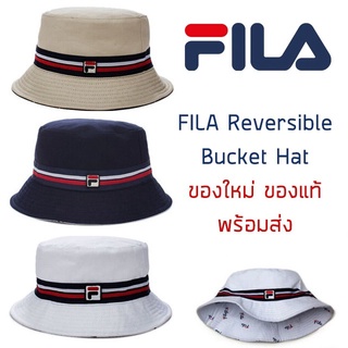 หมวกบักเก็ต Fila Reversible Bucket Hat ของแท้ พร้อมส่ง มาพร้อมป้าย Tag หมวก Bucket ของแท้ แน่นอน 100 %