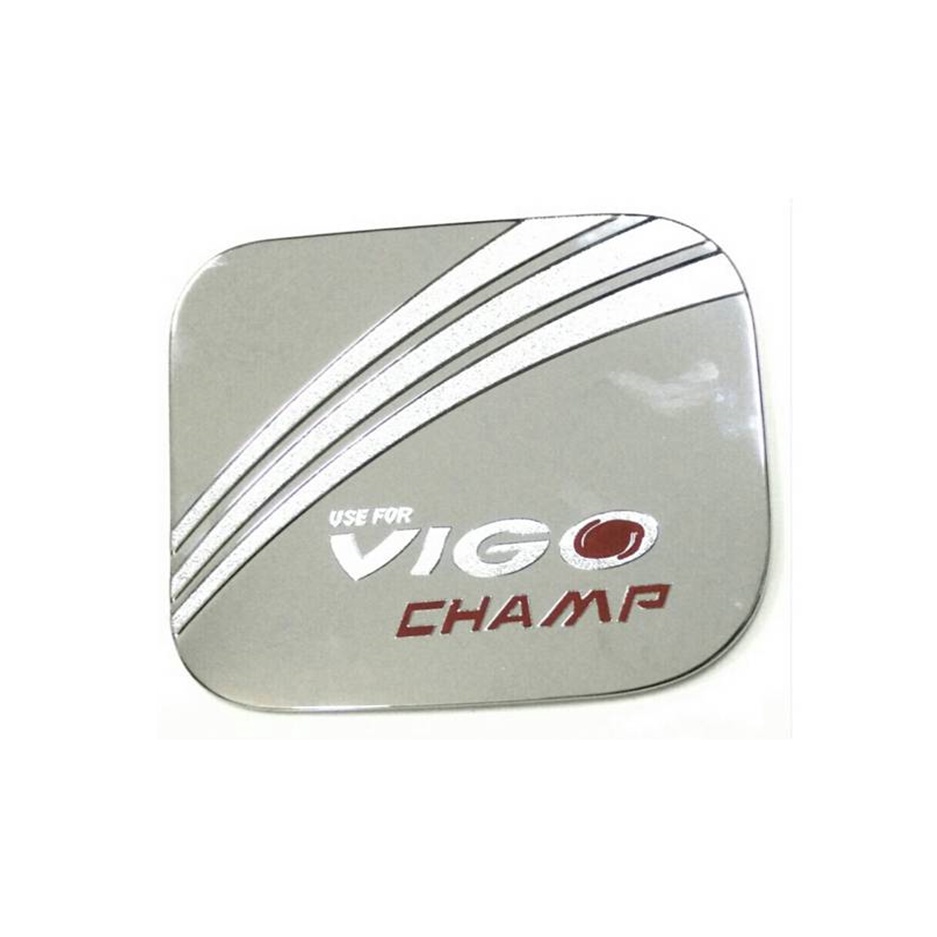 ครอบฝาถังน้ำมัน Toyota Vigo Champ 2012-2014 โลโก้แดง ชุบโครเมี่ยม
