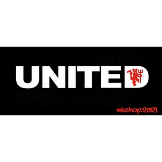 UNITED สติกเกอร์ตัดเกรดPVC (สินค้าจัดส่งภายใน24ชั่วโมง) สำหรับติดกระจกหรือวัสดุผิวเรียบ เช่นกระจกรถยนต์เพื่อความสวยงาม