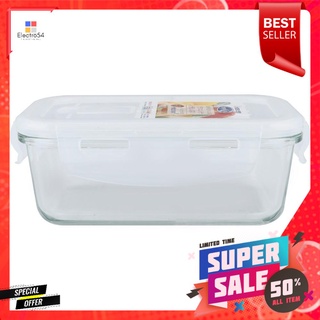 กล่องอาหารผืนผ้า SUPER LOCK 6088 0.3 ลิตรRECTANGULAR FOOD CONTAINER MICRON SUPER LOCK 6088 0.3L