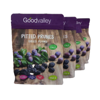 Goodvalley Pitted Prunes Dried Plums 250 gr / ลูกพรุนอบแห้งชนิดไร้เมล็ด 250 กรัม (ตรากู๊ดวัลเล่ย์)