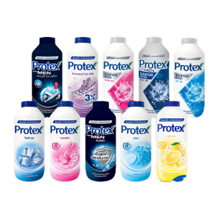 Protex แป้งเย็น โพรเทคส์ 280 ก. รวม 2 ขวด (มี 11 สูตรให้เลือก)