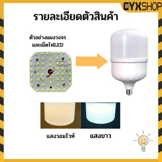 หลอดไฟ LED 45W 55W 65W 85W High Bulb ขาว/วอร์มไวท์ TIS ขั้วหลอดไฟ e27รับประกันHS