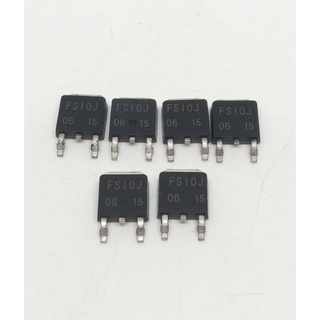 FS10J-06 TO-252 MOSFET แพ็คละ5ตัว