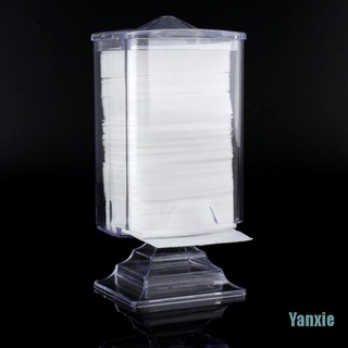 (Yanxie) กล่องทําความสะอาดเล็บ ผ้าฝ้าย