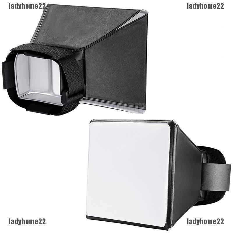 Lh❉ซอฟท์บ็อกซ์กระจายแสง ขนาดเล็ก 6.5 นิ้ว 10x13 ซม. สําหรับแฟลชกล้อง DSLR Speedlite Speedlight