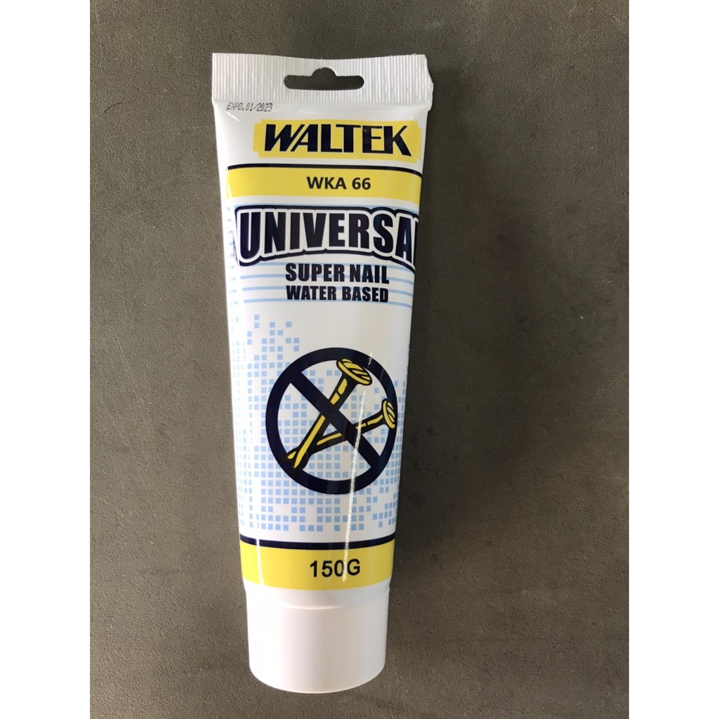 กาวตะปู WALTEK ขนาด 150กรัม กาวพลังตะปู กาวยึดไม้ แบบหลอดใช้สำหรับยึดแทนการตอกตะปู ใช้ได้กับงานยึดติดทุกสภาพผิว