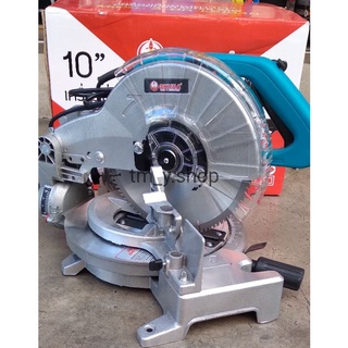 OKURA เครื่องตัดองศา OKURAเลื่อยองศาขนาด 10" (แบบเอียงล้มได้) COMPOUND MITER SAW  A-OK-AL1040