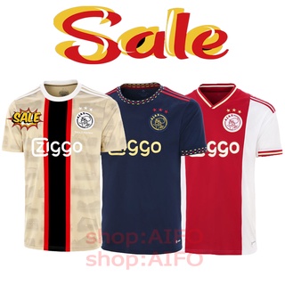 เสื้อกีฬาแขนสั้น ลายทีมชาติฟุตบอล Ajax Jersey 22 23 ชุดเหย้า คุณภาพสูง สําหรับผู้ชาย