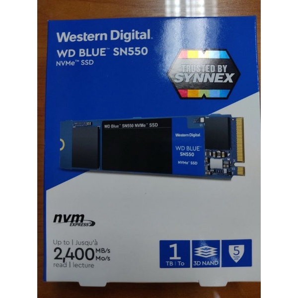 WD BLUE SN550 1TB SSD NVMe M.2 2280