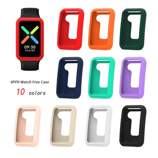 เคสนาฬิกาข้อมือซิลิโคน ป้องกันรอยขีดข่วน สําหรับ OPPO Watch Free Smartwatch