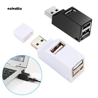 อะแดปเตอร์แปลงสัญญาณ cal_mini 3 Ports USB 2.0 Splitter Hub สำหรับ PC Computer