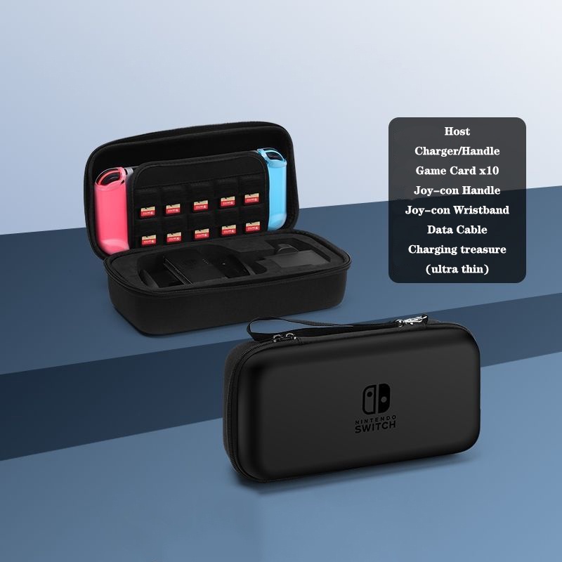 กล่องใส่ Nintendo Switch/Switch OLED Bag กระเป๋าเคส ขนาดใหญ่ จุของได้เยอะ แบบพกพา พร้อมขาตั้ง สําหรับ นินเทนโด