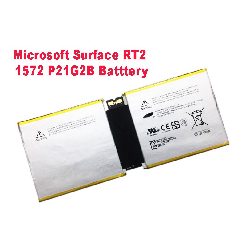 Microsoft Surface RT2 RT 2 1572 P21G2B 2ICP3 97 106 10.6 inch MH29581 battery