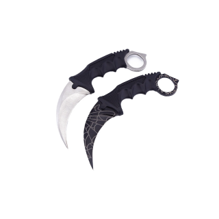 พร้อมส่งMZLKarambit Knife มีดพก EDC มีดคารัมบิต มีดเดินป่า มีดใบตาย มีดควง พกพาสะดวก (ใบคมและแหลม)